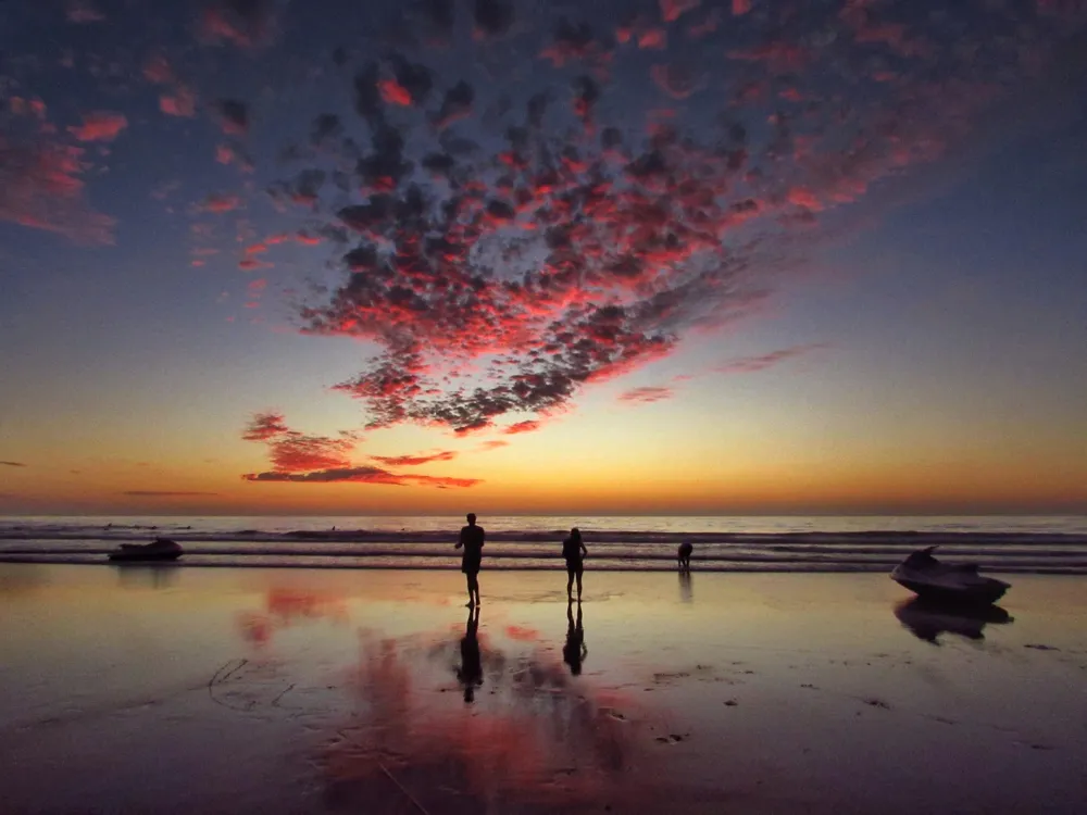 Surfing in Agadir