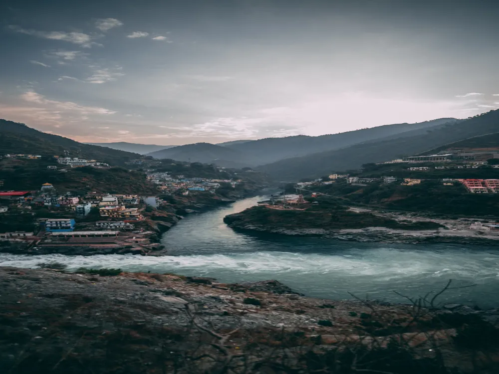 Confluence of Bhagirathi and Alaknanda