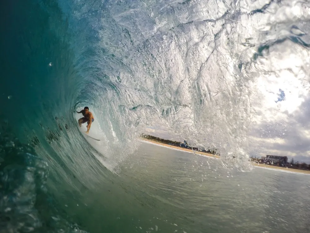 Surfing in Gisborne