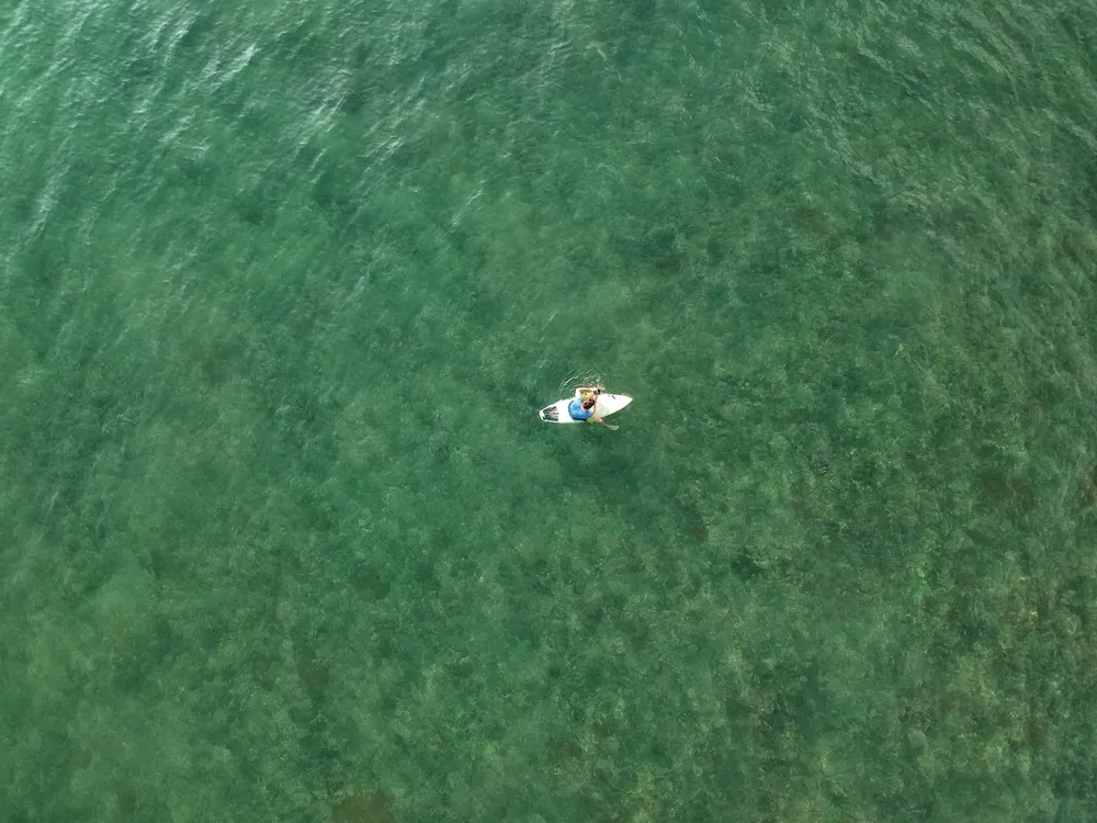 Surfing in Mirissa