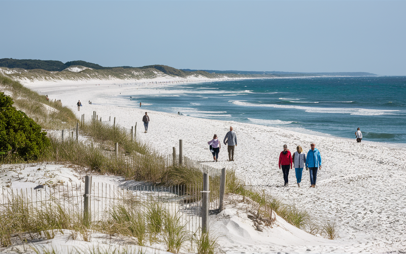 What are some nice sandy white beaches on Cape Cod Massachusetts?