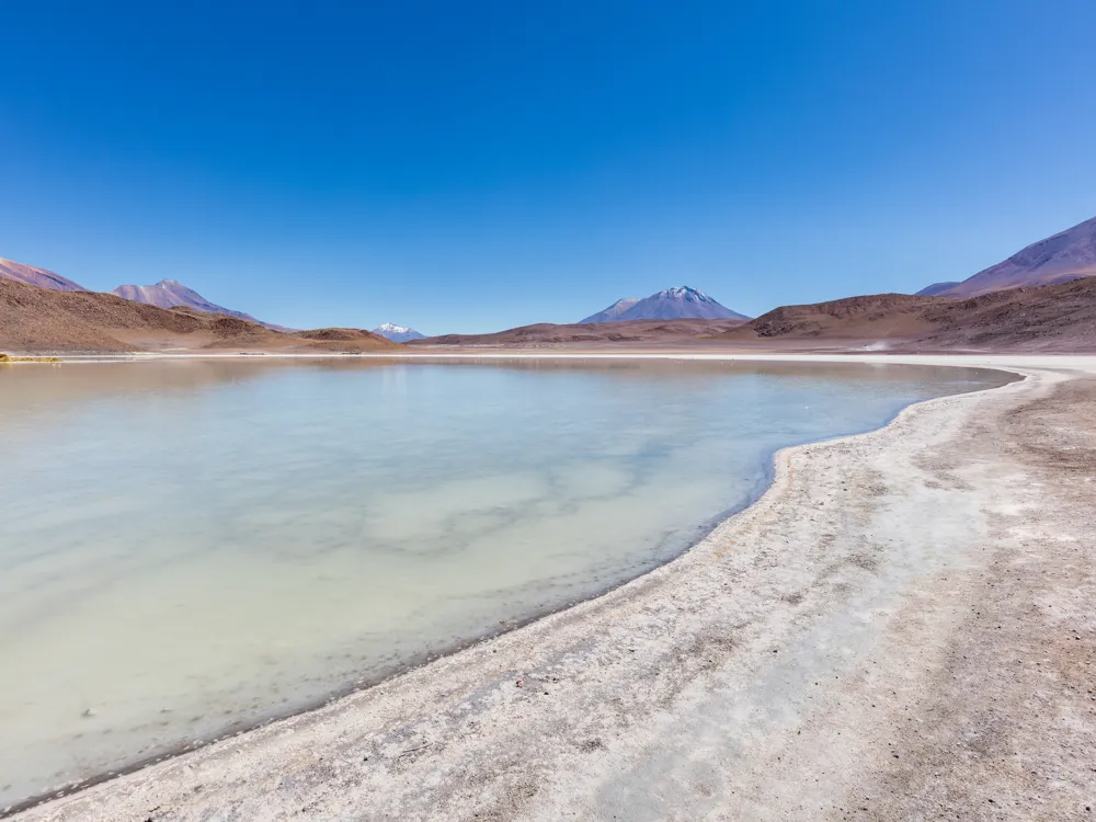 <p><strong>Bolivian Saltwater Lagoon at 4,114 Meters</strong></p>