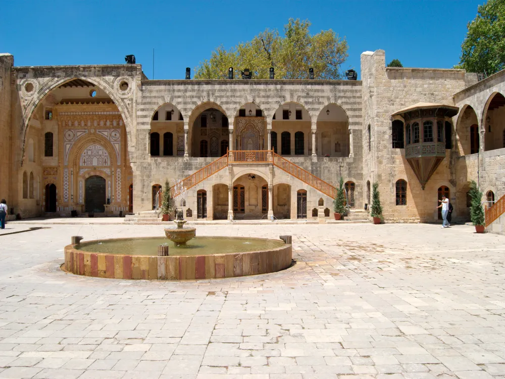 <p><strong>Beiteddine's Inner Courtyard: Lebanese Architectural Splendor</strong></p>