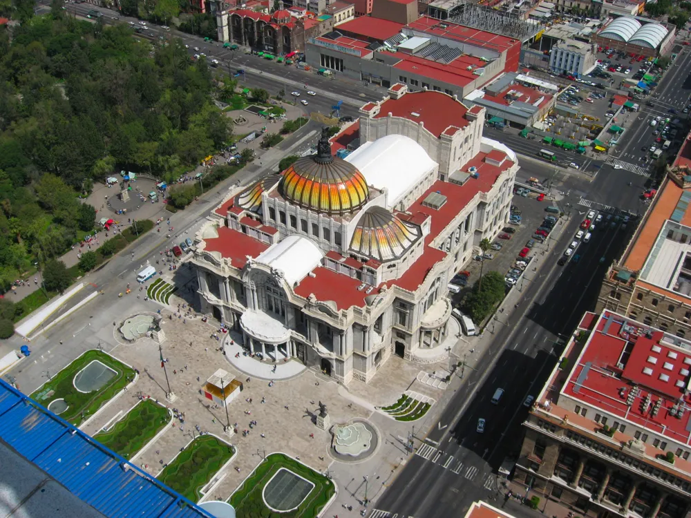 <p><strong>Mexico City's Art Cathedral from Above</strong></p>