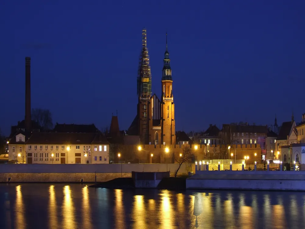 <p><strong>Opole Illuminated After Dark</strong>.</p>