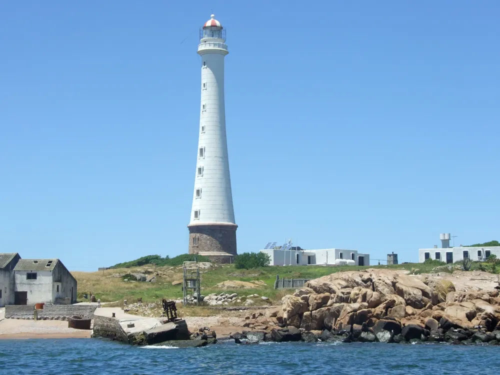 Lobos Island Lighthouse near Punta del Este